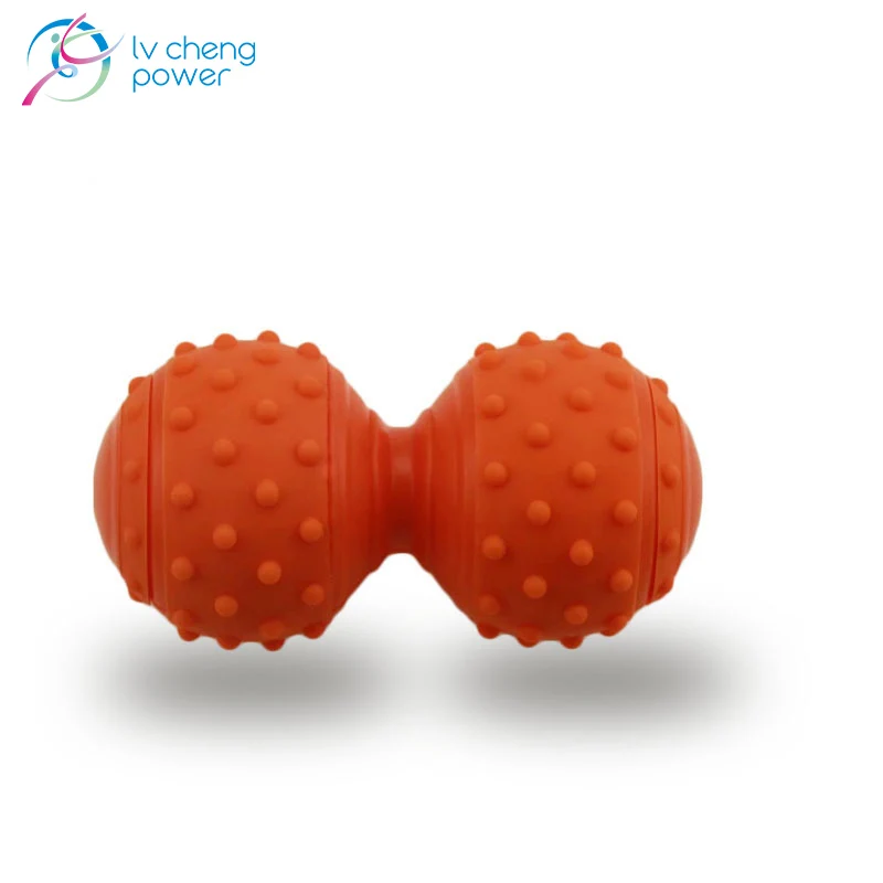 

Custom High Quality Yoga Roller Lacrosse Ball TPE Peanut Massage Ball, Customized color
