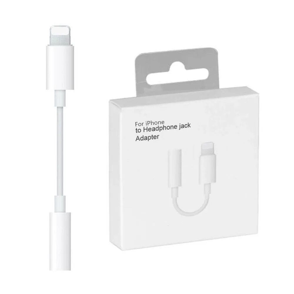 

For Apple headphone jack adapter for iphone headphone adapter jack 3.5mm IOS 14, White