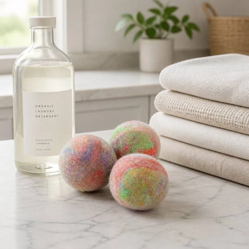 High-end Laundry Setup with Organic Detergent