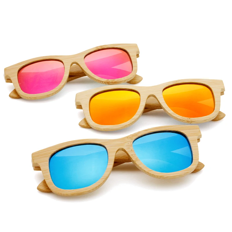 

Bamboo Kids Sun Glasses UV400 Polarized Wood Sunglasses Children