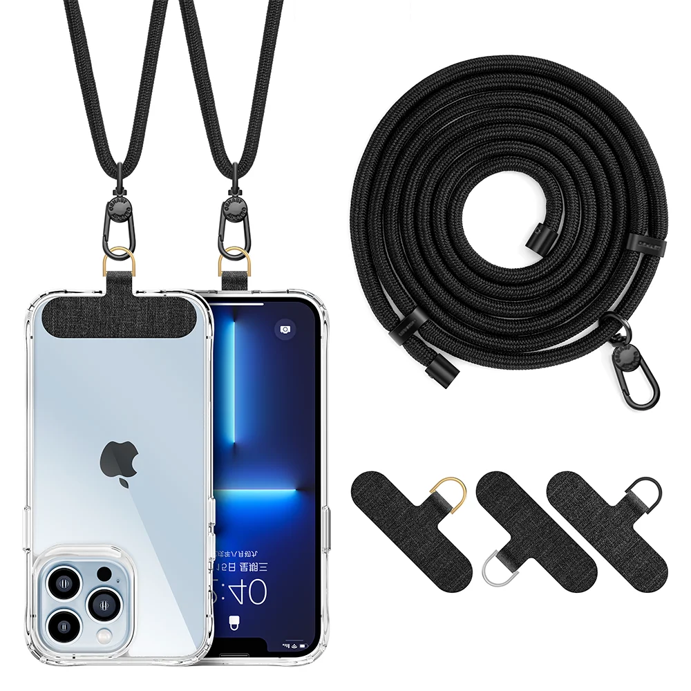 

Mobile Phone Accessories Universal Chest Crossbody Necklace Smartphone Covers Strap Patch Tab Tether Cell Mobile Phone Lanyard