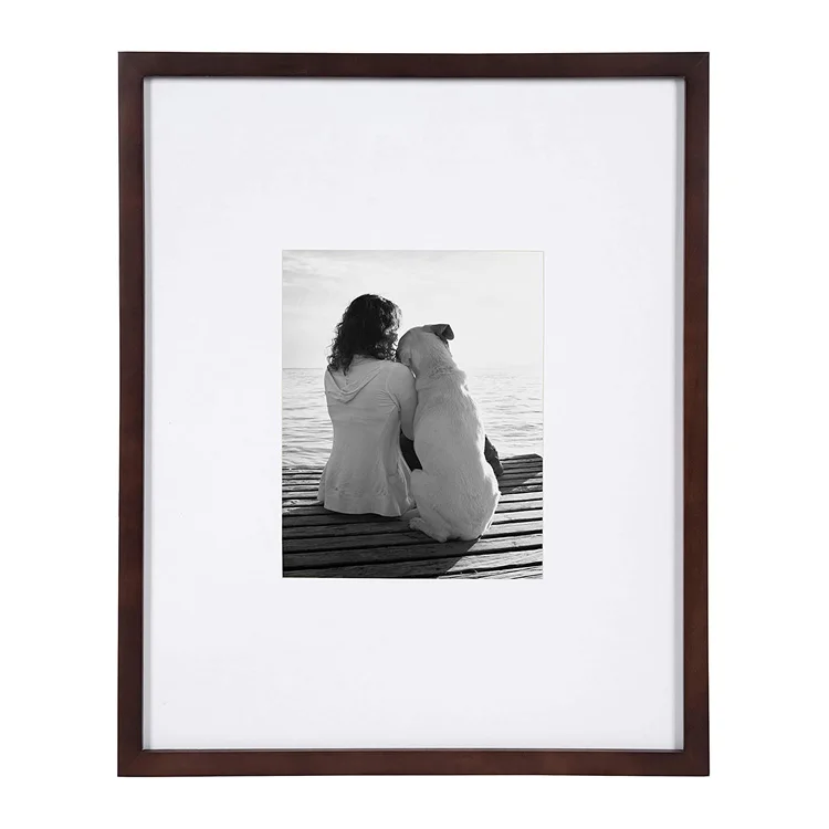 PHOTA Solid wood multiple size gallery photo frame for wall and table