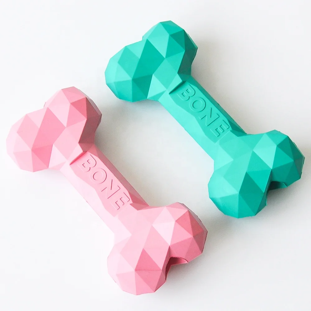
Multicolor Recycled Cheap Bone Shaped Tough Chew Dog Toy 
