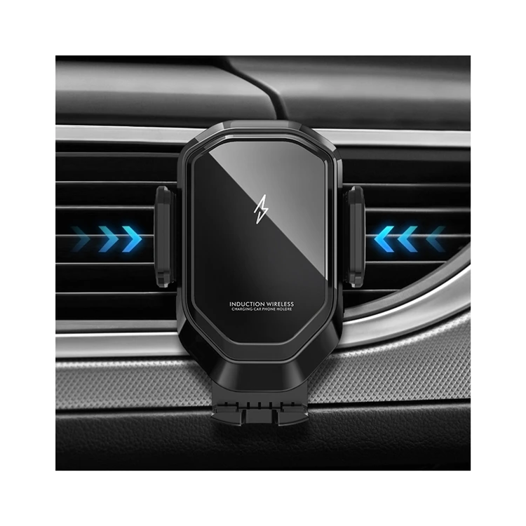 

smart sensor 10w 15w wireless car charger fast wireless car charger holder