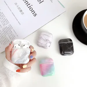 Marble Pattern Protective Hard Case AirPods Charging Box