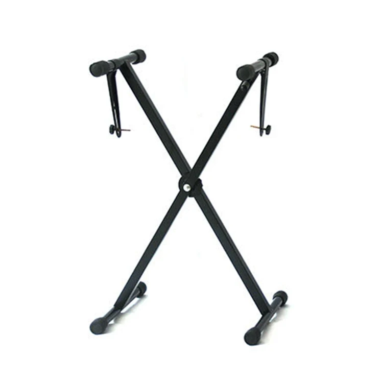 

Musical 54/61keys Adjustable Large Single X Electric Piano Keyboard Stand, Black