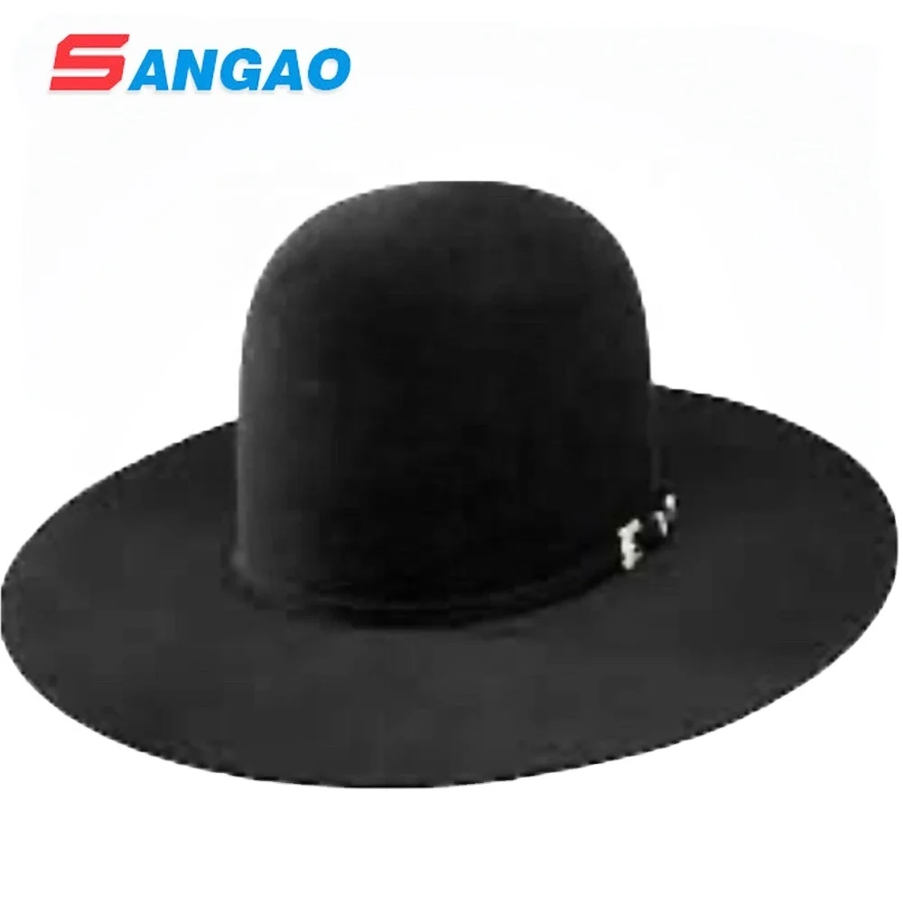 

wholesale camel big floppy block hat 100%wool in bucket, Black