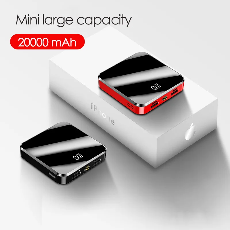 Shenzhen electronics new products double USB portable charger mobile pocket mini credit card size power bank 10000mah - ANKUX.COM