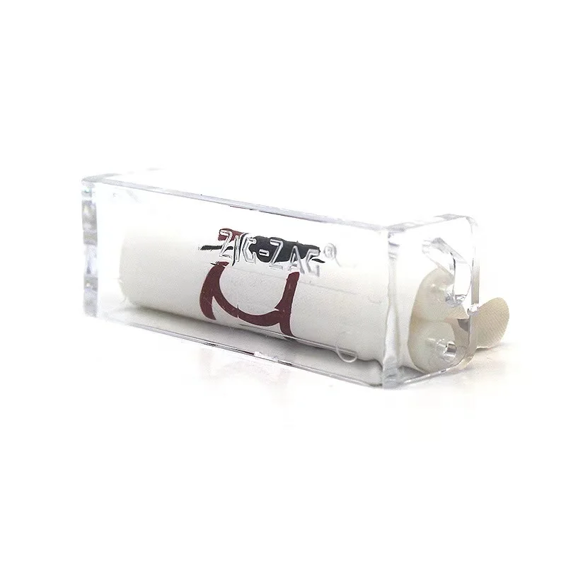 

wholesale 70mm plastic Cigarette Trays Rolling Machine Manual Hand Roller cigarettes Maker high quality, White