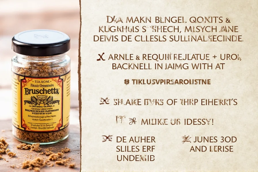bruschetta seasoning a flavorful guide for spices enthusiasts