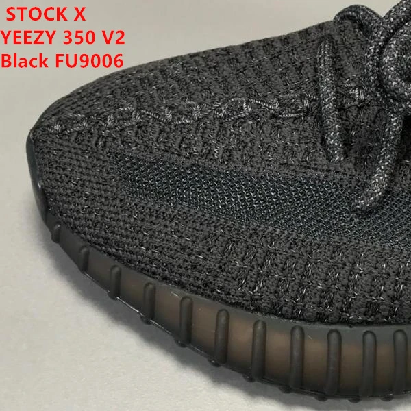 

Best Price Original 1:1 Quality Yezzy Static Black Non-reflective FU9006 Walking Shoes Yezzys 350 V2 Sneakers For Men Women