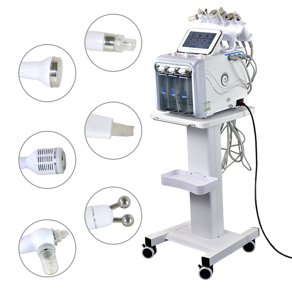 

6 In 1 Diamond Microdermabrasion Dermabrasion Machine Water Jet Spray Exfoliation Wrinkle Facial Peeling Beauty Device