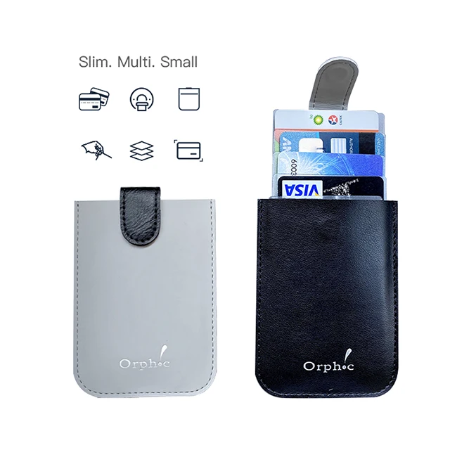 

cute premium small pu leather organizer business credit card holder wallet