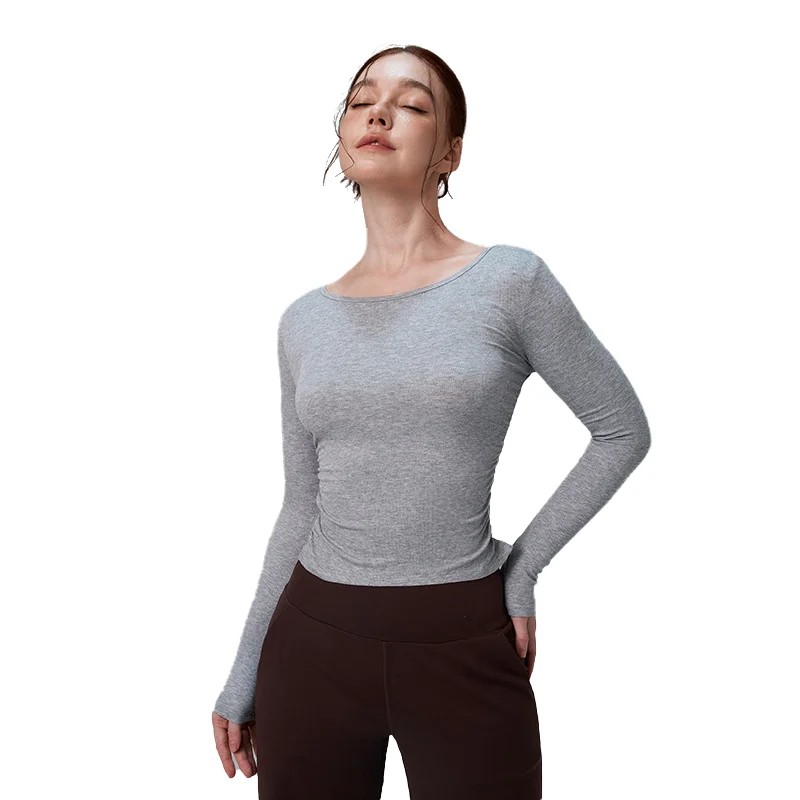 修身Breathable Blend瑜伽Top