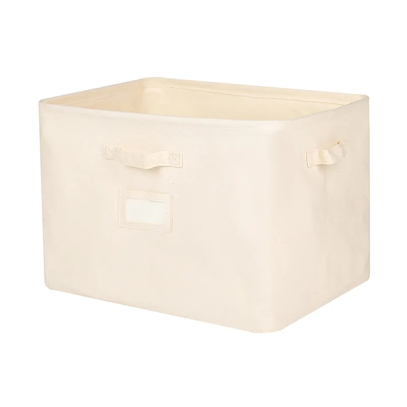 

Cotton Linen closet organizer storage underwear storage box quilt sorting bag toy sundries storage basket