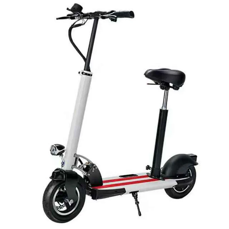 

Hot Sales Electric Scooter Folding Portable Scooter Disc Brake Folding Electric Scooter With 8A Battery Max 45km/h, Black,white