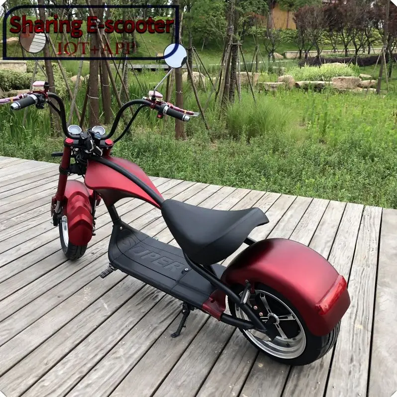 

Eec Coc Seev Citycoco 2000W 3000W Europe Warehouse 2020 Electric Scooter With Fat Bike Tire, Black