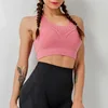 Womens Fitness Apparel Youth Polyester Spandex Gym Bra Custom High Quality Pink Sports Bra