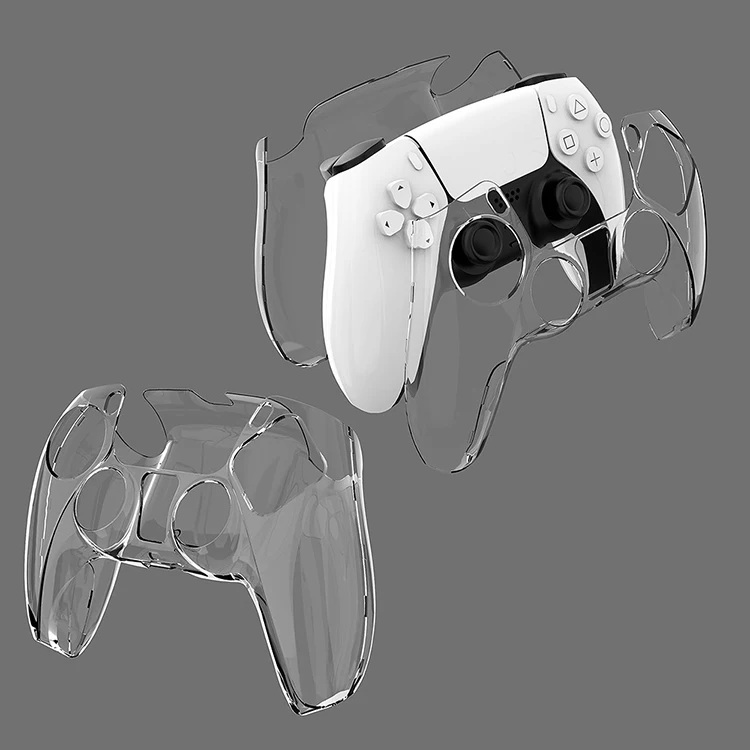 

New Clear Hard Case PC Cover for PS5 Joystick Controller Sony Playstation5 Gamepad Transparent Protective Case Shell