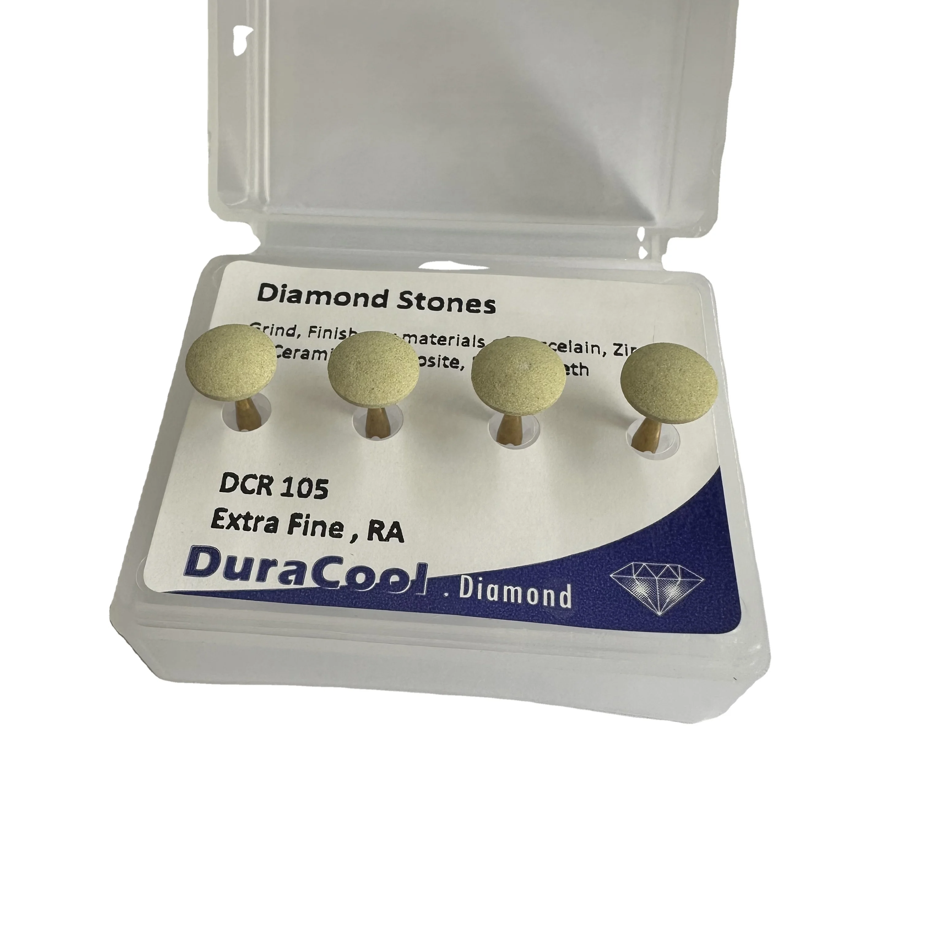 Dental Clinic Burs Dental Diamond Stones for Polishing Zirconia Lithium Disilicate and Ceramics