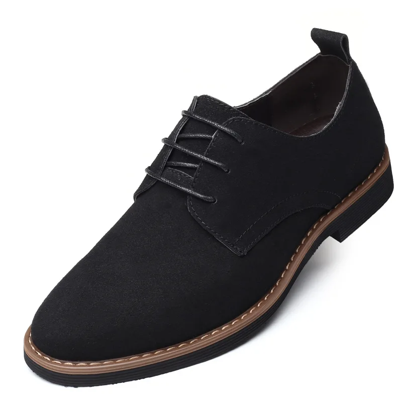 

VIKEDUO GX2 Wholesale British Style Big Size Formal Suede Office Mens Dress Shoes, Blue ,grey,black,brow