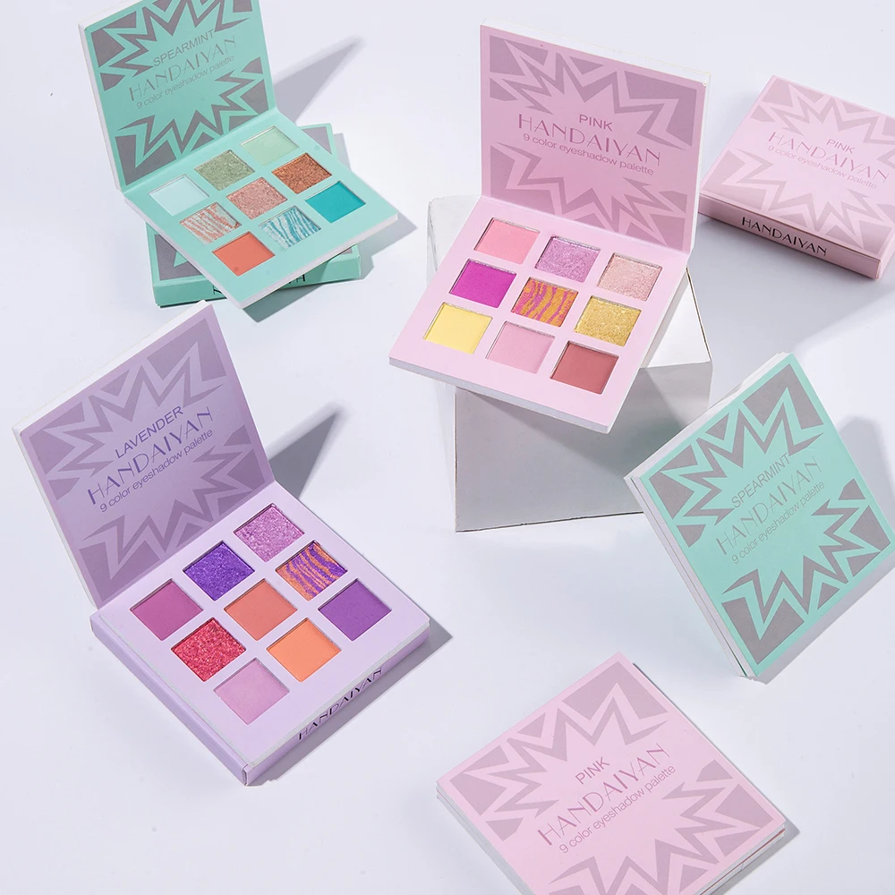

HANDAIYAN 9colours cream brown eyeshadow eye palette shadow pallet make up