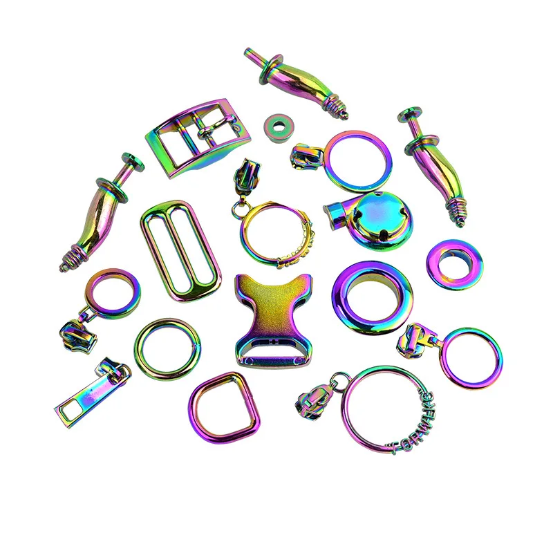 

Rainbow Color Zipper Slider Custom Zipper Pull Creative Pattern Zipper Puller Nylon Zip Head, Custom made