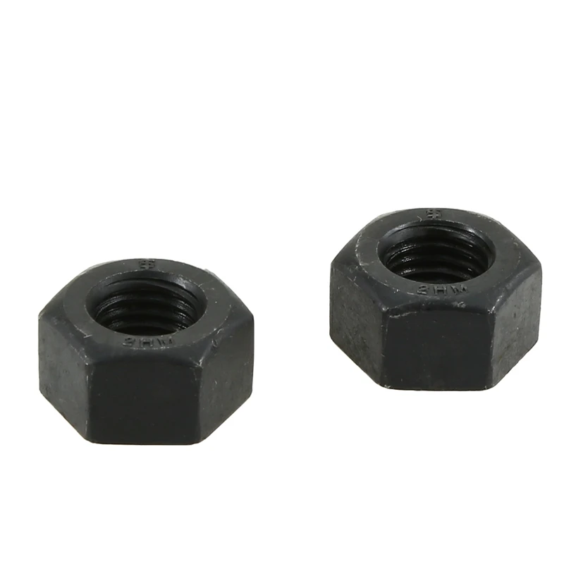 din934 4.8/ 8.8/10.9/12.9 grade black hex nut m6 m7