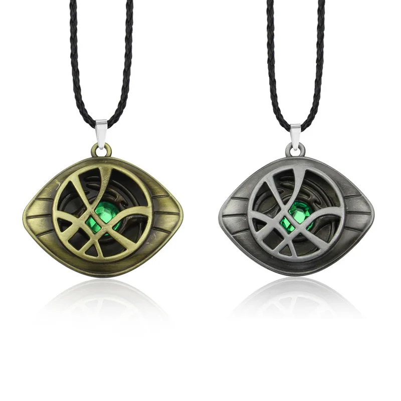 

Doctor Strange Stephen Necklace Eye of Agamotto Couple Pendant Necklace Keychains christmas Gifts for Doctor Strange Fans