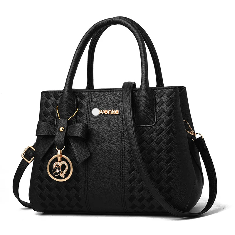 

Design Trendy Commuting Portable PU leather Large Bag Shoulder Fashion Handbag for Women Luxury, 8colors