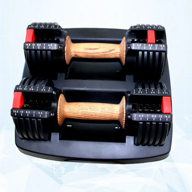 

Wholesale Multi Functional body workout home 6 in 1 Combinations gym equipment adjustable dumbbell set