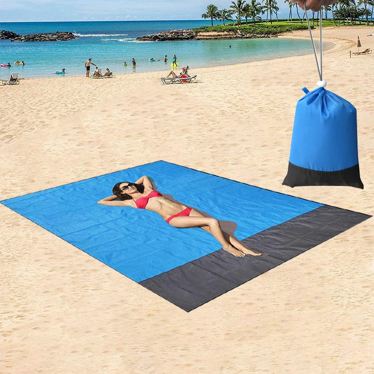 

Waterproof Sand Proof Nylon Lightweight Beach Mat Portable Folding Picnic Mat Beach Blanket Picnic Blankets for Outdoor