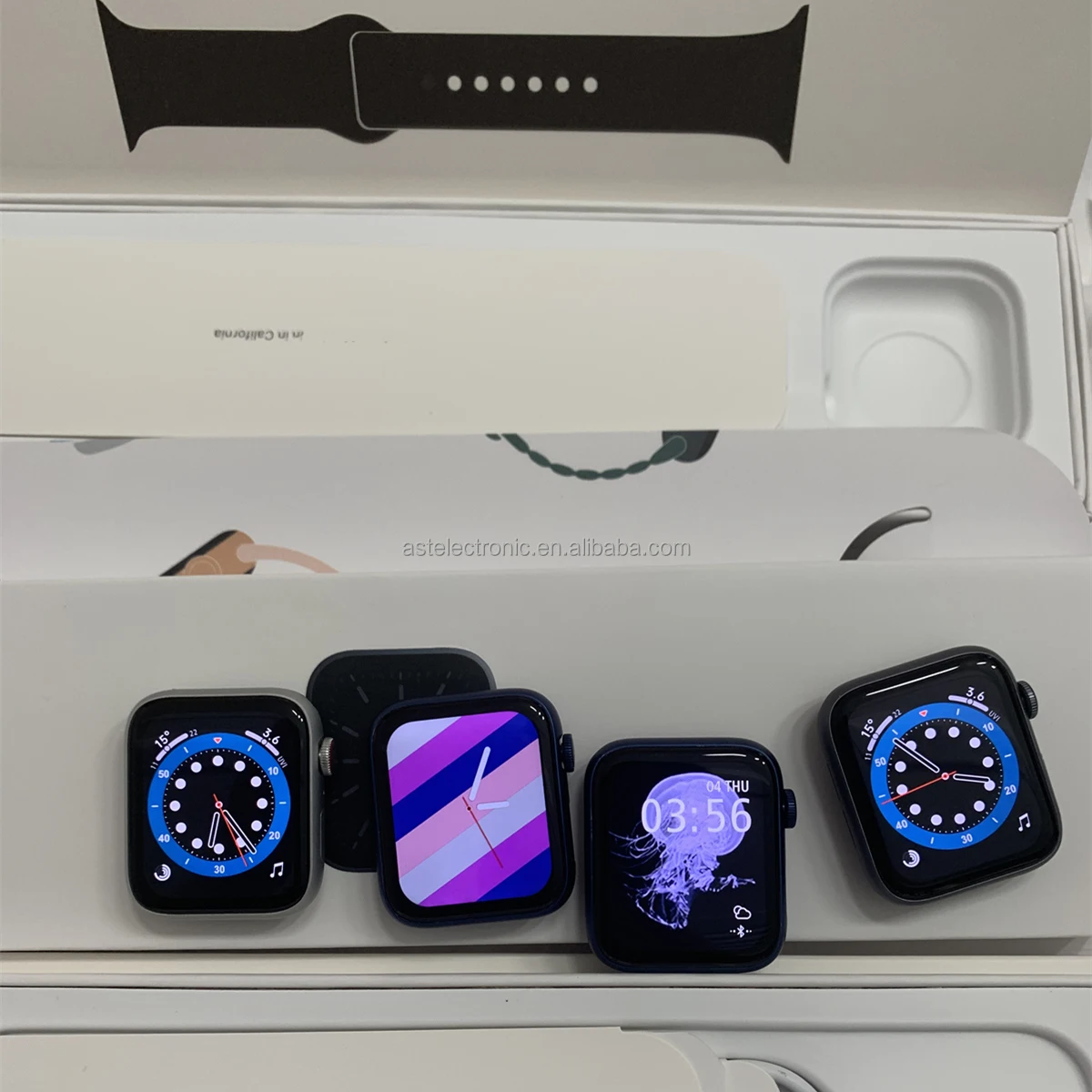 

2021 Best popular 1:1 HD appl watch series 6 smart watch with logo and original box for iPhone 12