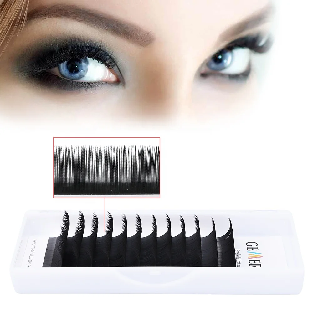 

Professional Private Label Packing Volume Cashmere Single Mink Lash Trays Volume Individual Eyelash Extensions