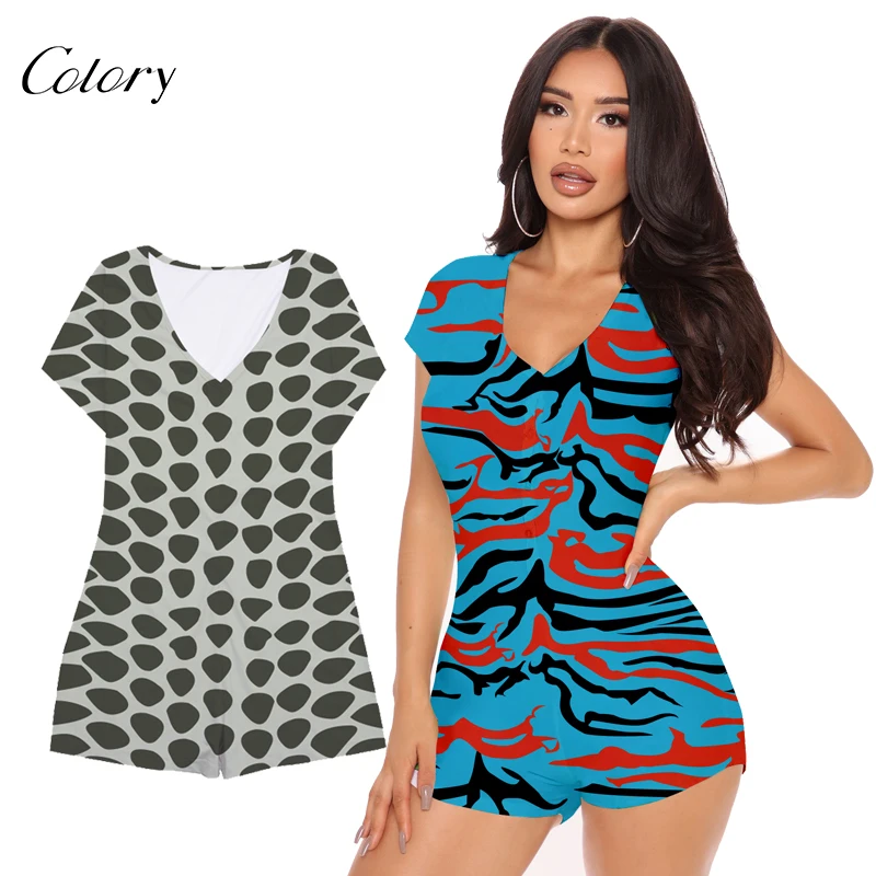 

Colory Crop Top And Short Custom Logo Gym Shorts Set, Picture shows