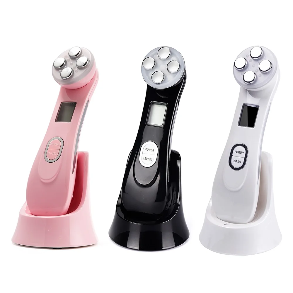 

5 in 1 multifunction RF EMS LED beauty instrument skin tightening face lifting home machine