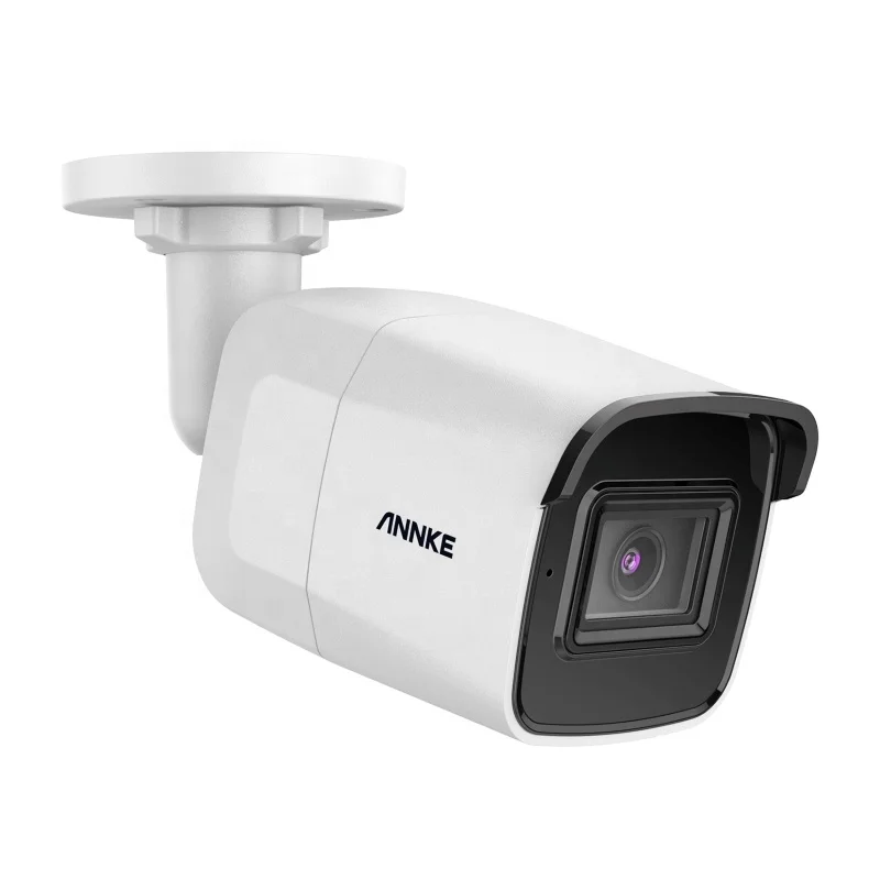 

ANNKE 4K Ultra HD Outdoor Bullet PoE IP Security Camera Human & Vehicle Detection EXIR 2.0 Night Vision Built-in Mic & AI