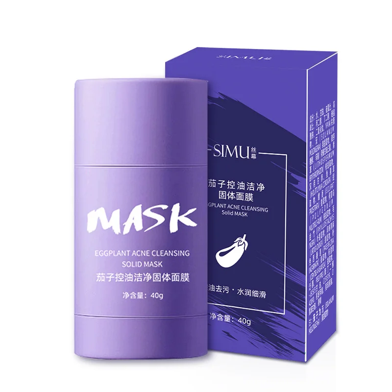 

High Quality Green tea solid mask stick set deep cleansing mud film stick daub moisturizing mask stick, Oem color