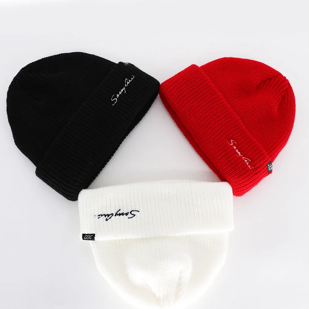 

Direct factory cheap beanies winter knit hat custom, fisherman beanie hat, Many colors