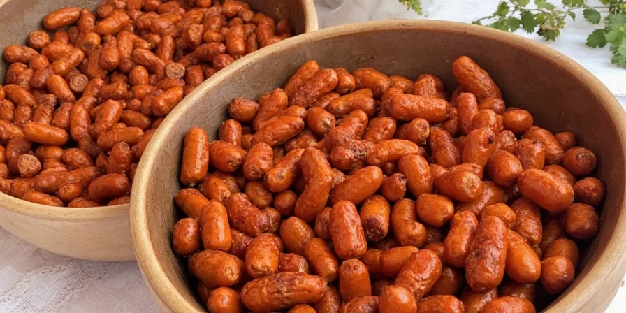 Chorizo being sautéed in a pan before adding to chili
