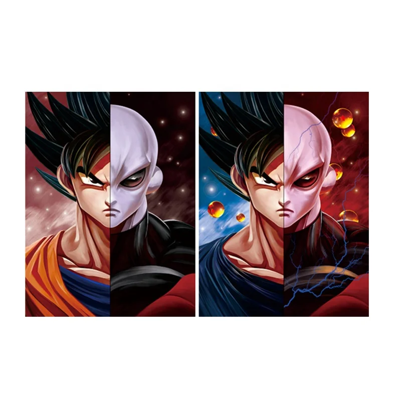 

Stock fast dispatch wall art poster anime 3d anime 3d lenticular goku