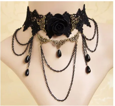 

Popular best-selling lace ornaments lace choker necklace for women