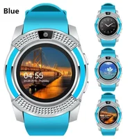 

Smart Watch V8 Men bt Sport Watches Women Ladies Rel gio Smartwatch with Camera Sim Card Slot Android Phone