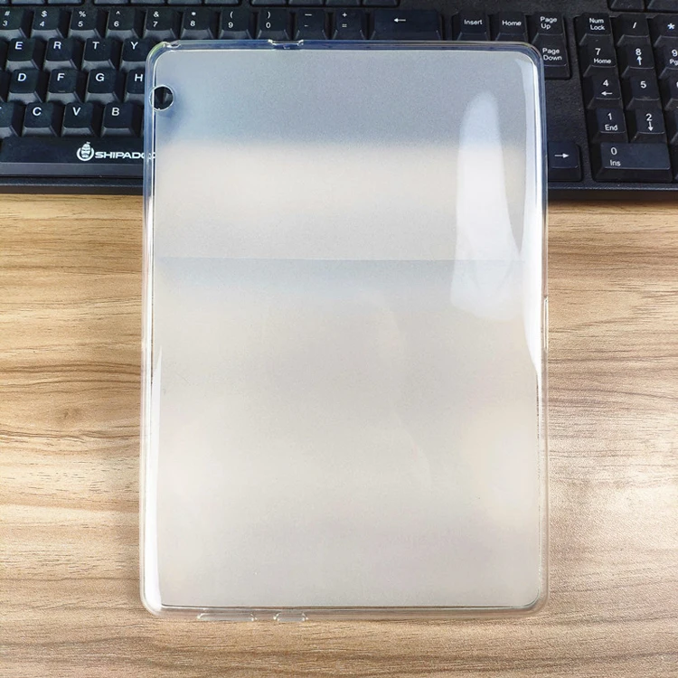 

New Design Matte Edge Transparent Clear Soft TPU Silicone Tablet Back Cover Case For Huawei T1 A21W 9.6