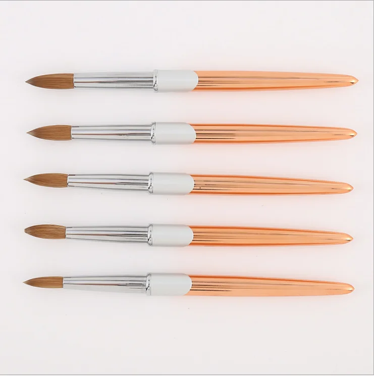 

2020 Professional 100% kolinsky acrylic nail brush, Customized color