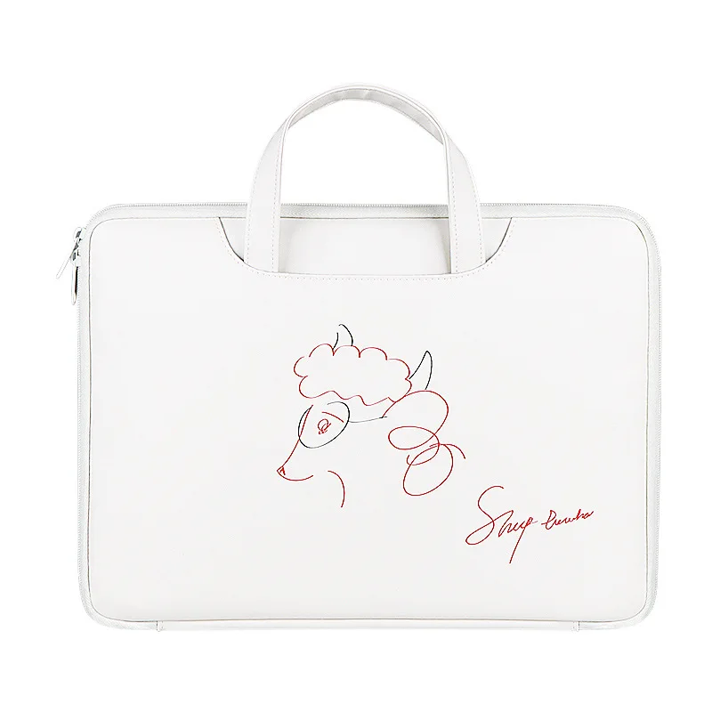 

Cartoon Fruit Laptop Case Waterproof Business Leisure Tote Bag Briefcase Small Slim Cute Thin Laptop Bag for Women