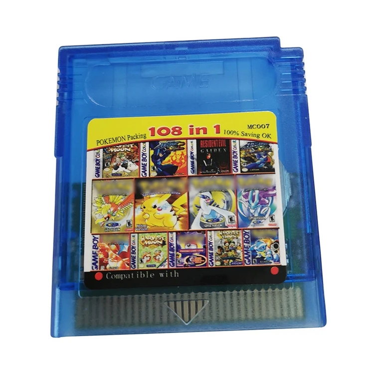 

China Supplier New Brand 32-Bit 108-In-1 Video Game Card Cartridges