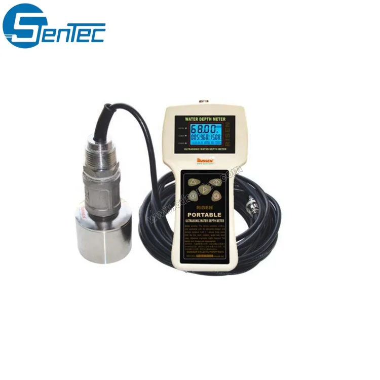 Sentec Portable Depth Water Level Measure Handheld Ultrasonic Level ...