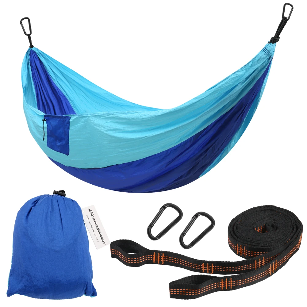 

EchoSmile Blue Camping Hammock Potable Waterproof hammock