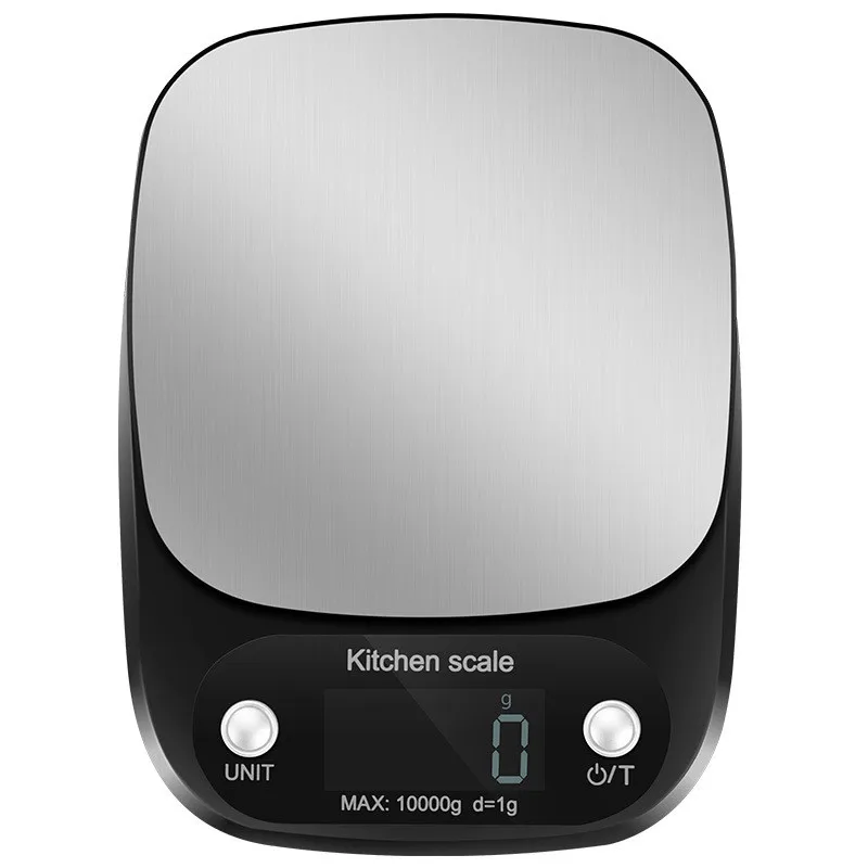 

DIGITAL KITCHEN SCALE 10kg, Highly Accurate Multifunction Food Scale 10kg kitchen scale, Silver